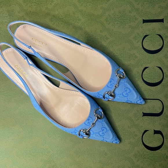 Gucci Shoes - SOLD! NWT Gucci flats sandals slingback size 39